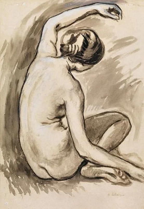 Nudo seduto